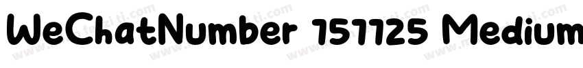 WeChatNumber 151125 Medium字体转换